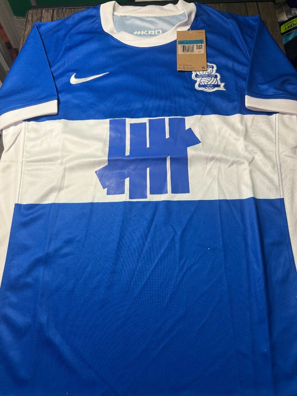 Nike English Premier BIRMINGHAM CITY FC Men's JERSEY Sz M,L,XL,2X New w tags